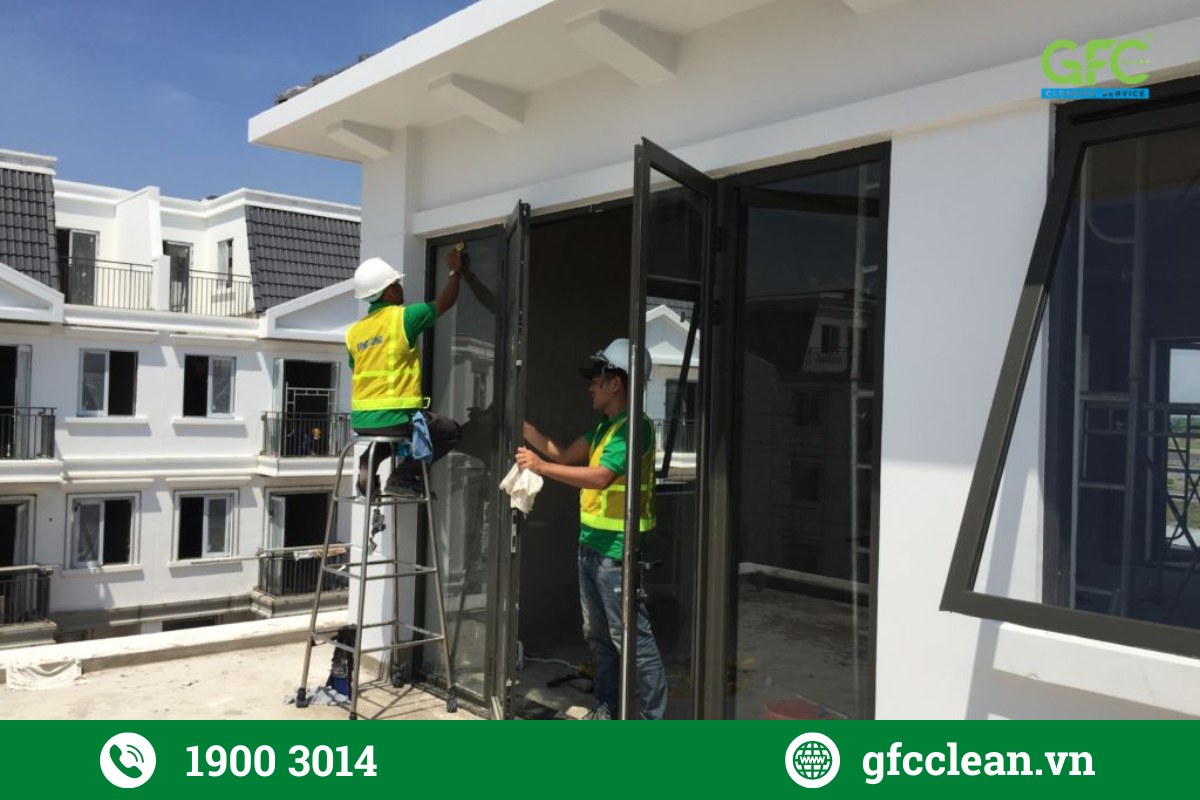 vệ sinh sau xây dựng