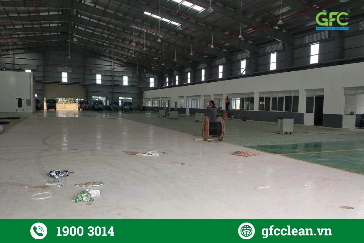 vệ sinh nhà sau xây dựng