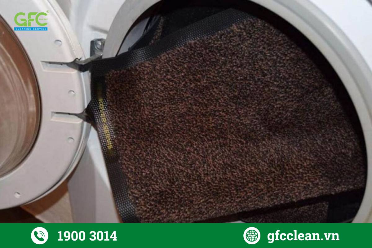 Lưu ý khi giặt thảm bằng máy giặt