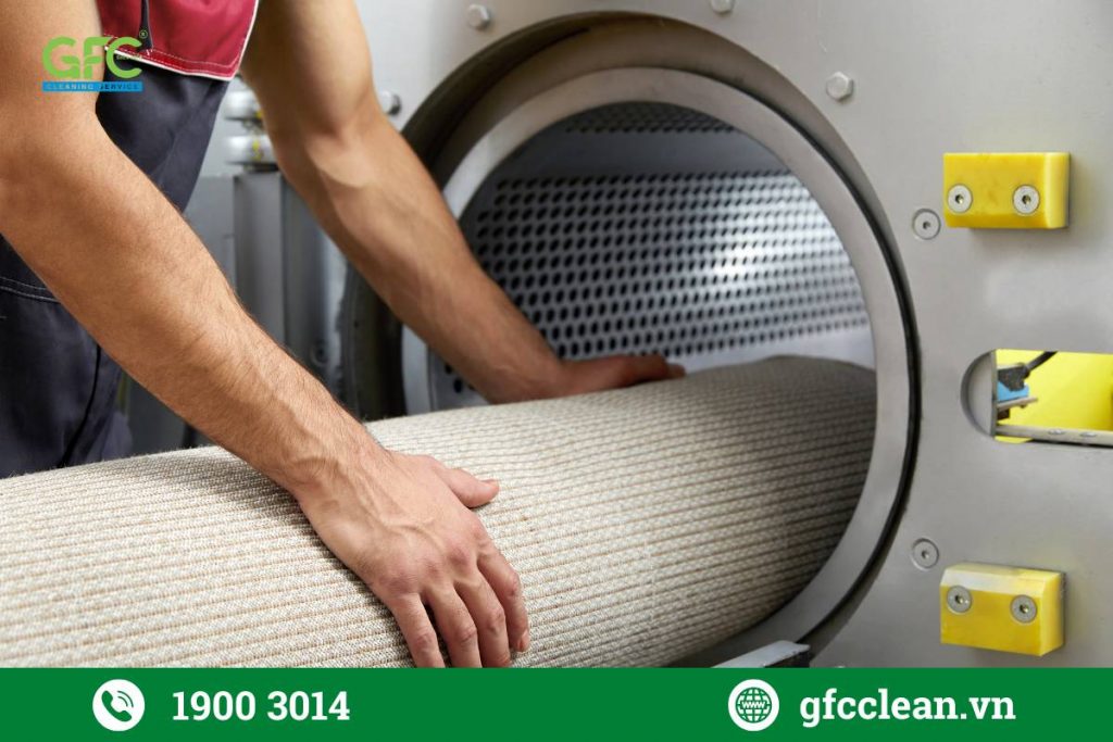 Có nên giặt thảm bằng máy giặt không?
