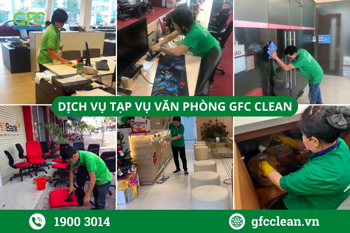GFC CLEAN – Công ty chuyên cung cấp tạp vụ văn phòng uy tín tại TPHCM