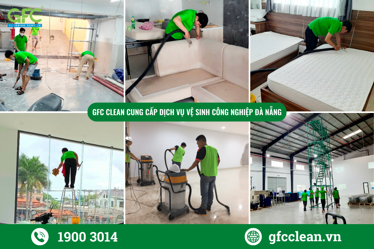 GFC CLEAN cung cấp đa dạng dịch vụ vệ sinh công nghiệp tại Đà Nẵng