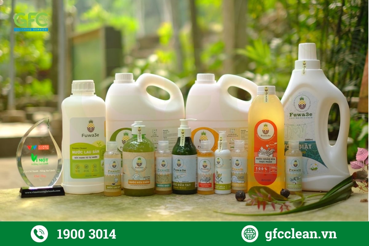 GFC Clean sử dụng các hóa chất tẩy rửa thân thiện với môi trường để vệ sinh trường học